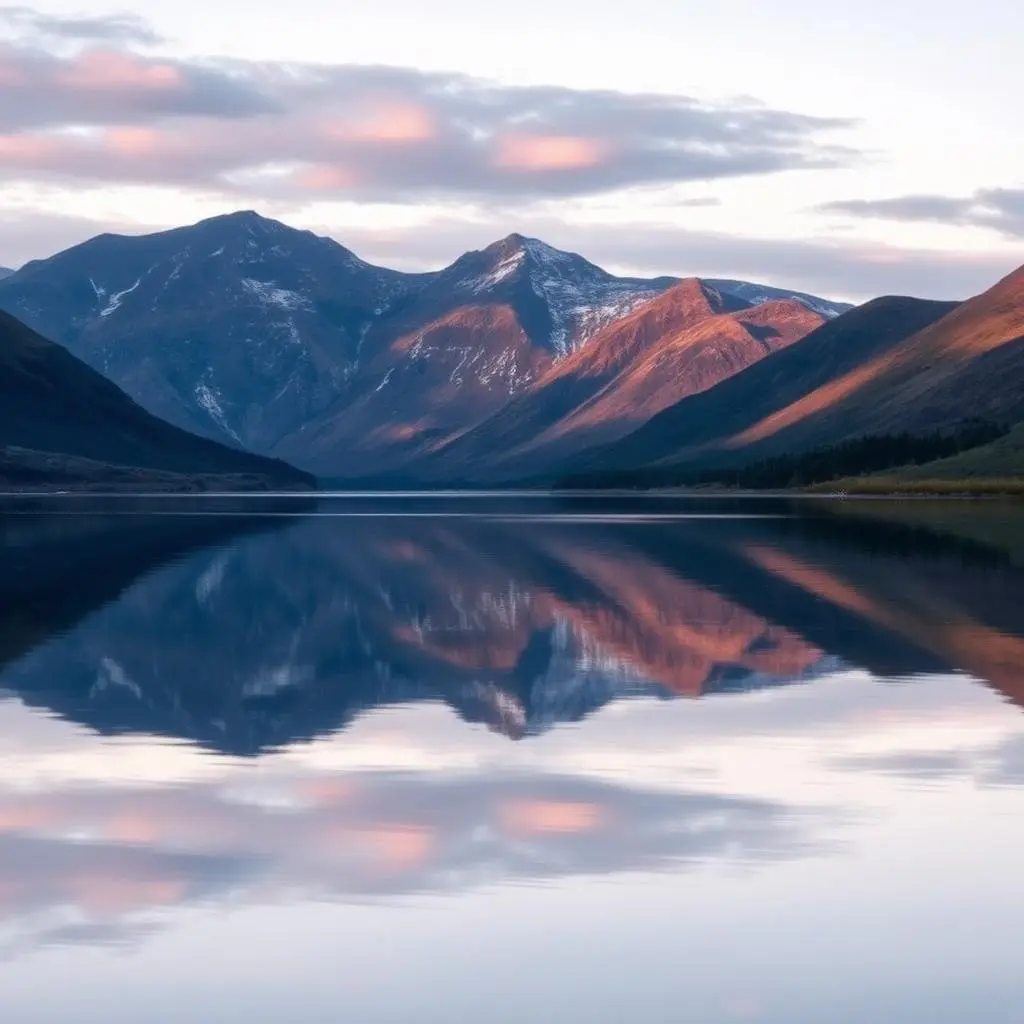 Stillness at the lochside